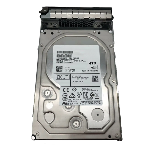 0V9M9K 4TB 7.2K 12G 3.5" SAS HDD High Performance Hard Drive SSD for Server Enterprise