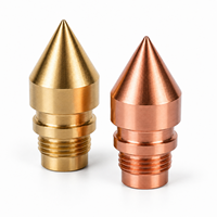 Broches coniques filetées de précision usinées CNC OEM en acier inoxydable, laiton, aluminium – Pièces de fixation personnalisées