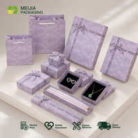 Boîtes à montres en gros, étuis à bijoux, coffrets cadeaux avec ruban et nœud, doublure en tissu non tissé, ensemble cadeau pour petites entreprises