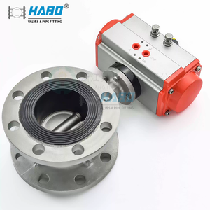 Van bướm khí nén-qt45 dễ uốn sắt thép carbon thép không gỉ <span class=keywords><strong>Wafer</strong></span> loại (DN50-DN600 PN10-PN16) cho không khí - Product Image 2