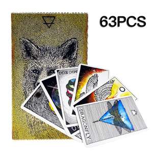 Cartes de tarot, design personnalisé, jeu de cartes, pour jouer à la Romance, ange, animaux, <span class=keywords><strong>Oracle</strong></span>, le plus populaire, pièces - Product Image 1