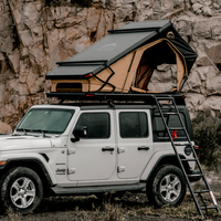 Wild Land Aluminium Hartschalen-Dachzelt für Outdoor-Camping, 2-Personen-Pickup-Truck-Bettzelt, Offroad-Overland-Autozelt