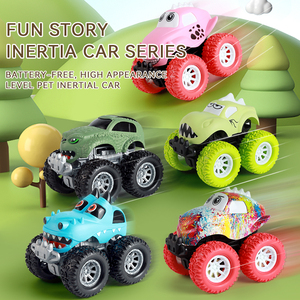 Juguete <span class=keywords><strong>de</strong></span> Coche <span class=keywords><strong>de</strong></span> Fricción No Tóxico para Niños, <span class=keywords><strong>de</strong></span> Alta Calidad, Estilo <span class=keywords><strong>de</strong></span> Dibujos Animados, Vehículo Monstruo Todoterreno con Ruedas Grandes - Product Image 1