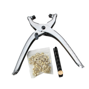 Multi-function Interchangeable Head Punch Riveter - Grommet <strong>Eyelet</strong> Setting <strong>Tool</strong> <strong>for</strong> Shoe Manufacturer Leather Cloth Metal - Product Image 2