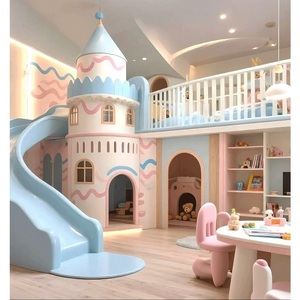 <span class=keywords><strong>Lit</strong></span> <span class=keywords><strong>mezzanine</strong></span> JS personnalisé Château de Princesse Rose <span class=keywords><strong>avec</strong></span> <span class=keywords><strong>toboggan</strong></span> en spirale, escalier, rangement, <span class=keywords><strong>bureau</strong></span>, bibliothèque <span class=keywords><strong>et</strong></span> maisonnette pour chambre de villa - Product Image 5