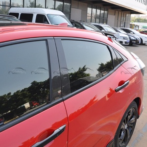 แผ่นบังแดดข้างประตูคาร์บอนไฟเบอร์ ป้องกันฝนและแสงแดด สำหรับ Honda Civic Type R FK7 FK8 รุ่นที่ 10 ปี 2016+ - Product Image 4