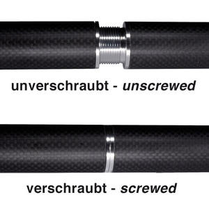 カスタマイズされたカーボンファイバースレッド接続チューブ伸縮ポール - Product Image 4