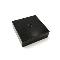 Base de trophée en pierre de marbre noir naturel de taille personnalisée Weivista