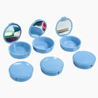 Boîte de rangement portable YAYU en plastique pour appareil dentaire, avec miroir et ventilation, pour aligneurs orthodontiques et gouttières invisibles – Idéale pour les voyages – Vente chaude