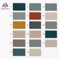 Rideaux occultants de luxe en velours polyester écologique, surface mate texturée, à œillets, plusieurs couleurs, pour maison et villa