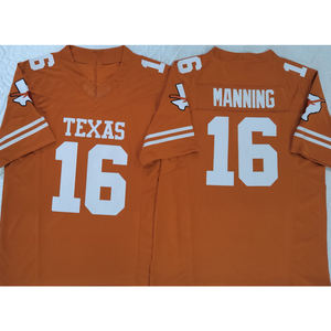 थोक टेक्सास कॉलेज अमेरिकी फुटबॉल 16 आर्क मैनिंग 3 वेर्स फुटबॉल जर्सी सीमित अमेरिकी फुटबॉल वर्दी - Product Image 4