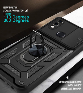 Étui en TPU et PC avec béquille coulissante pour <span class=keywords><strong>Realme</strong></span> Narzo 50A C51 C53 C55 C11 <span class=keywords><strong>C21</strong></span> C30 10 PRO PLUS Fundas 11 PRO - Product Image 2