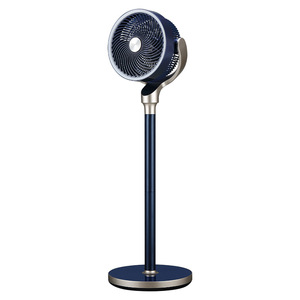 Air Circulating <b>Standing</b> <b>Fan</b> 13 17.9 In Dark Blue Remote Control Digital Timer Oscillating Tabletop Floor Use - Product Image 3