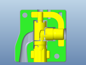 Nhà bếp Vòi nước trọng lực đúc khuôn cho vỏ vòi nước khuôn sản xuất máy ép nhựa khuôn đúc khuôn - Product Image 4