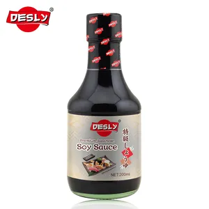 1l japanische Sushi-Sauce Bulk chinesische Fabrik preis zuckerfreie Sojasauce hell dunkle zuckerfreie Sojasauce