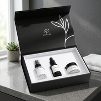 Boîte cadeau cosmétique magnétique portable, écologique, biodégradable, luxueuse, élégante, durable, emballage de beauté haut de gamme