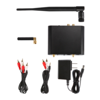 Transmisor de Discoteca Silenciosa de 3 Canales con Función Bluetooth, Puertos RCA, Compatible con TV Box, DVD y Equipos de Sonido