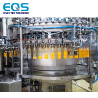 Ligne de production complète de remplissage de jus de fruits en bouteilles PET de A à Z, machine de pasteurisation à remplissage à chaud, équipement d'usine