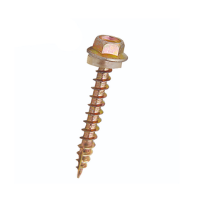 Vis autotaraudeuse robuste à tête hexagonale en zinc jaune avec rondelle <span class=keywords><strong>EPDM</strong></span> pour toiture et tôles métalliques - Product Image 3