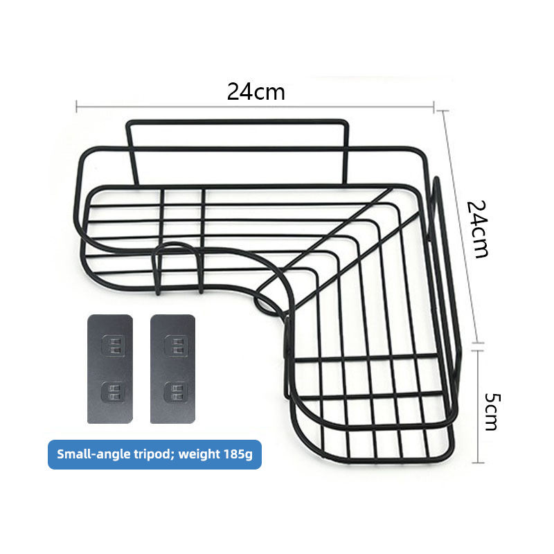 Small black  (185g contains 2 pcs self-adhesive hooks)