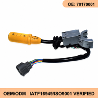 Interruptor Combinado Wanray para Retroexcavadora JCB 3CX 4CX 1400B 1550B, Interruptor de Luces y Limpiaparabrisas, Interruptor de Columna de Dirección 70170001