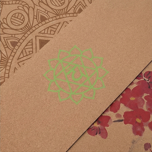 Tappetino Yoga Kingseng Personalizzato con Logo, Antiscivolo, 6mm, in Sughero e Gomma Naturale, 183x61cm, per Esterni, Riciclabile, con Cinghia di Trasporto Incisa al Laser - Product Image 3
