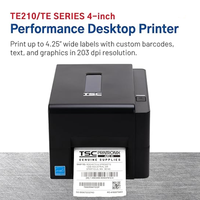 Printer Label Transfer Termal TSC 203dpi Printer Barcode TSC TE210 TSC TE210