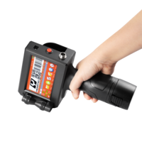12.7MM 26 Langues QR Code à Barres Date Numéro Logo Portable Pas Cher De Poche En Ligne Imprimante À Jet D'encre Codage Par Lot Machine Pistolet D'impression