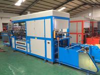 Machine de thermoformage de blisters en plastique entièrement automatique, équipement de formage d'emballages jetables, ligne de production à haute vitesse