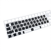 Clavier mécanique personnalisé DIY coloré avec option en acier inoxydable usiné CNC, certifié ISO9001