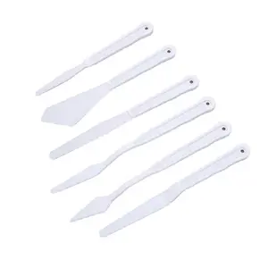 6pcs Plastic Spatula Palette Knives Art Knife Tools For Oil Painting Artist Palette Knife Set/Spatula