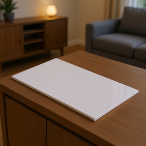 คอนเนคเตอร์ 80x140x2.5 สีขาวเงา อุปกรณ์เสริมตู้ห้องนั่งเล่น - Product Image 1