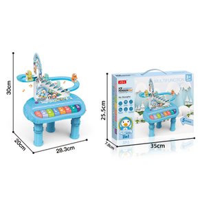 <span class=keywords><strong>Juguete</strong></span> Multifuncional de Pingüino con Tobogán para la Educación Temprana de los Niños, <span class=keywords><strong>Juguete</strong></span> Electrónico con Órgano Musical - Product Image 2