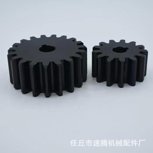 เฟืองตรง 2 โมดูล 45 เหล็กความแม่นยำสูงสำหรับเครื่องจักรลำเลียง - Product Image 4