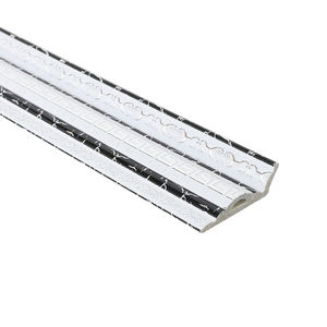 Ligne décorative de corniche en relief tridimensionnelle noire au design moderne, ligne de couronne en PS - Product Image 6