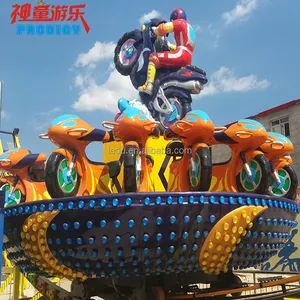 Parque temático de China fabricante OVNI volador discoteca voladora paseos de entretenimiento OVNI loco para niños