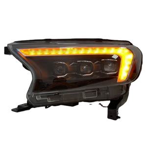 Phare de phare avant LED RHD conduite à droite avec indicateur séquentiel pour <span class=keywords><strong>Ranger</strong></span> T6 T7 - Product Image 1