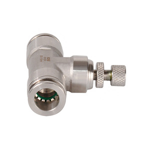 Connecteur en T en acier inoxydable ROKE 304 10 mm à double ferule à connexion rapide pour gaz - Product Image 5