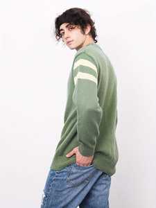 Pull en tricot avec logo personnalisé Pull en tricot à manches longues et col rond en coton Pull en jacquard pour hommes - Product Image 6