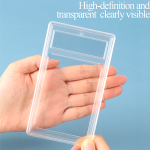 SUNSHING Factory 20pt 35pt Graded <b>Card</b> <b>Holder</b> 64x90mm Ultrasonic <b>Card</b> Slab 63x19mm Label Size Acrylic Trading <b>Card</b> Case Grading - Product Image 3