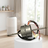 Protection IP55, moteur AC 38W 2900 tr/min, roulement à billes, fonctionnement continu, moteur à condensateur métallique encapsulé sur mesure pour chauffage