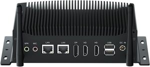 Mini PC Industrial sin Ventilador, 2HD+DP, Pantalla Triple, 2RJ45 LAN, GPIO, WiFi, BT, Win11, Linux Ubuntu, Core I5 10210U (hasta 4.20 GHz) - Product Image 2