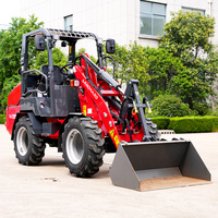 LANDWARD Neues Produkt Mini-Diesellader 3 Tonnen Knickgelenkter Radlader EPA Euro 5 Motor Teleskoplader mit Anbaugeräten