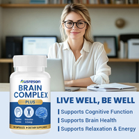 Complément alimentaire pour la santé du cerveau SPL OEM Brain Memory Plus, favorise la concentration et la clarté mentale, complexe cérébral à base de plantes DHA Plus en capsules