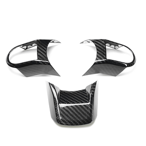 Shasha 2022-2023 Mini F54 F55 F56 碳纤维内饰配件 方向盘装饰框 - Product Image 1