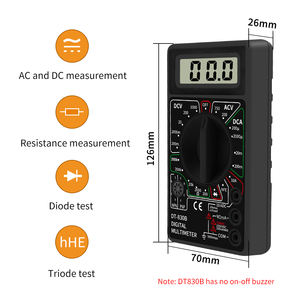 Digitale Multi-Meter-Spannung Ampere Ohm-Testers onde DC AC LCD-Überlast schutz mit niedrigem Preis - Product Image 5