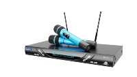 Système de microphone sans fil double portatif M50 PLUS KTV avec capteur infrarouge, 100 canaux, professionnel pour le karaoké