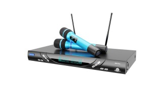 Sistema de micrófono inalámbrico dual de mano M50 PLUS KTV profesional para karaoke - Product Image 2