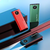 Pengisi Daya Cepat Dua Arah Bahan Aloi Aluminium QC3.0 PD22.5w 3 Output 2 Port Input Pengisi Daya Super Cepat 10000Mah