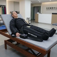 Masseur pneumatique portable rechargeable à 8 cavités pour la rééducation clinique à domicile et la thérapie de récupération